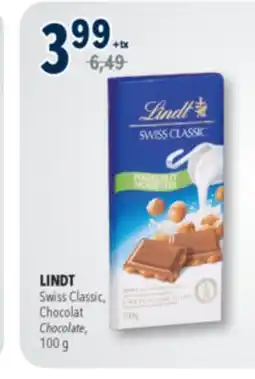 Familiprix LINDT Swiss Classic, Chocolate, 100 g offer