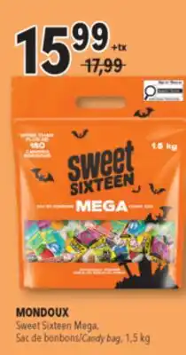 Familiprix MONDOUX Sweet Sixteen Mega Candy bag, 1,5 kg offer