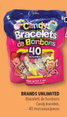 Familiprix BRANDS UNLIMITED, Candy bracelets, 40 pieces offer