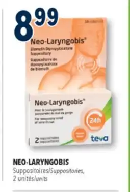 Familiprix NEO-LARYNGOBIS, Suppositories, 2 units offer
