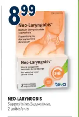 Familiprix NEO-LARYNGOBIS, Suppositories, 2 units offer