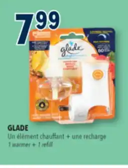 Familiprix GLADE, recharge/1 warmer + 1 refill offer