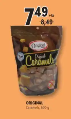 Familiprix ORIGINAL Caramels, 600g offer