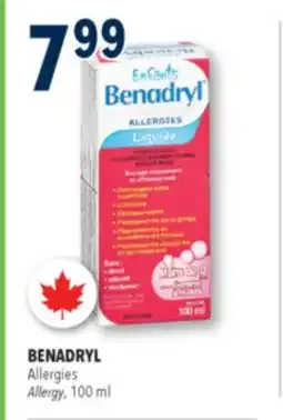 Familiprix BENADRYL, Allergy, 100 ml offer