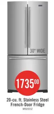 The Brick Maytag 30 19.6 Cu. Ft. French-Door Refrigerator - Fingerprint Resistant Stainless Steel - MFB2055FR offer