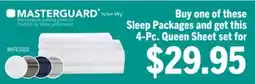 The Brick Masterguard Ultra Advanced 4-Piece Queen Sheet Set - White offer
