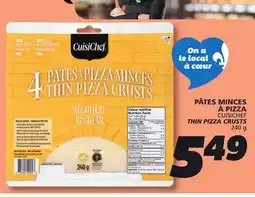 IGA CUISICHEF THIN PIZZA CRUSTS offer