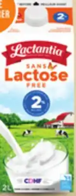 IGA LACTANTIA LACTOSE-FREE MILK offer