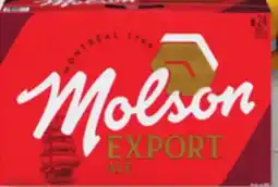 IGA MOLSON EXPORT BEER offer