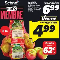 IGA McINTOSH APPLES offer