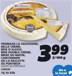 IGA ALEXIS DE PORTNEUF CHEESE offer