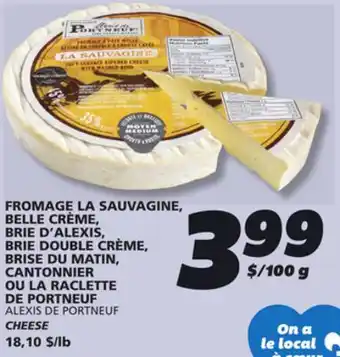 IGA ALEXIS DE PORTNEUF CHEESE offer