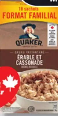 IGA QUAKER INSTANT OATMEAL offer