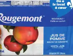 IGA ROUGEMONT ICED TEA OR FRUIT JUICE offer