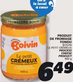 IGA BOIVIN PROCESS CHEESE PRODUCT offer