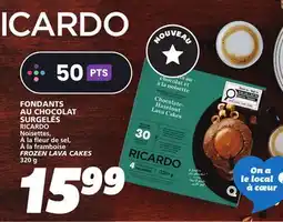 IGA RICARDO FROZEN LAVA CAKES offer