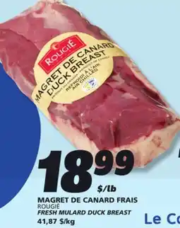 IGA ROUGIÉ FRESH MULARD DUCK BREAST offer