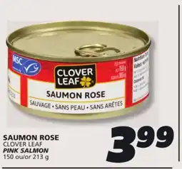 IGA CLOVER LEAF PINK SALMON offer