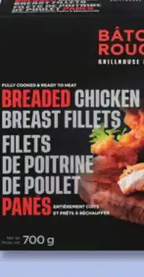 IGA BÂTON ROUGE FROZEN BREADED CHICKEN BREAST FILLETS offer