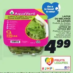 IGA AQUAVERTI LETTUCE offer