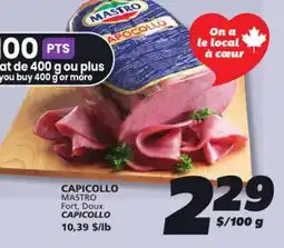 IGA MASTRO CAPICOLLO offer