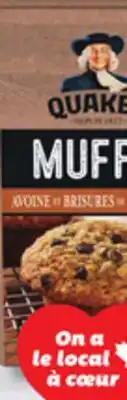 IGA QUAKER MUFFIN MIX offer
