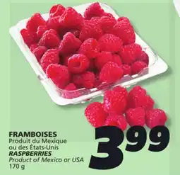 IGA RASPBERRIES offer