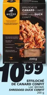 IGA LAC BROME SHREDDED DUCK CONFIT offer