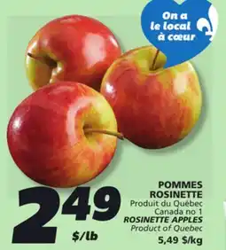 IGA ROSINETTE APPLES offer