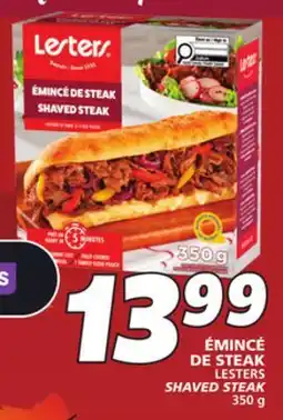 IGA LESTERS SHAVED STEAK offer