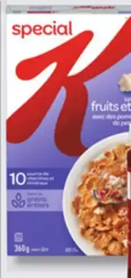IGA KELLOGG'S SPECIAL K CEREAL offer