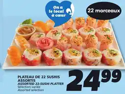 IGA ASSORTED 22-SUSHI PLATTER offer