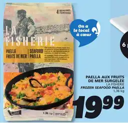 IGA LA FISHERIE FROZEN SEAFOOD PAELLA offer