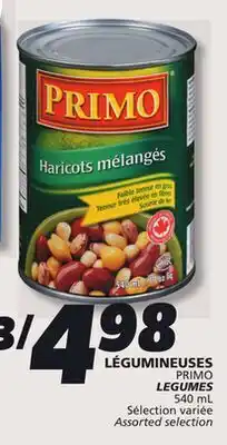 IGA PRIMO LEGUMES offer