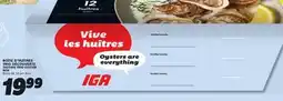 IGA TRIO DÉCOUVERTE TASTING TRIO OYSTER BOX offer