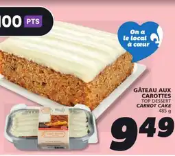 IGA TOP DESSERT CARROT CAKE offer