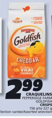 IGA PEPPERIDGE FARM GOLDFISH CRISPS offer