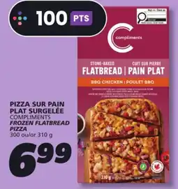 IGA COMPLIMENTS FROZEN FLATBREAD PIZZA offer