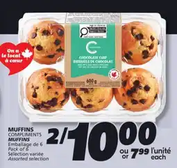 IGA COMPLIMENTS MUFFINS offer
