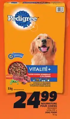 IGA PEDIGREE VITALITÉ + DOG FOOD offer