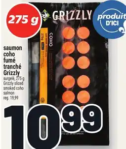 Metro SAUMON COHO FUMÉ TRANCHÉ GRIZZLY | GRIZZLY SLICED SMOKED COHO SALMON offer
