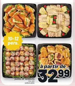 Metro PLATEAU DE SANDWICHS | SANDWICH PLATTER offer