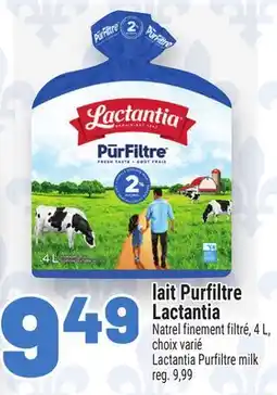 Metro LAIT PURFILTRE LACTANTIA | LACTANTIA PURFILTRE MILK offer
