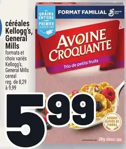 Metro CÉRÉALES KELLOGG'S, GENERAL MILLS | KELLOGG'S, GENERAL MILLS CEREAL offer