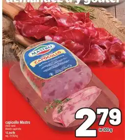 Metro CAPICOLLO MASTRO | MASTRO CAPICOLLO offer