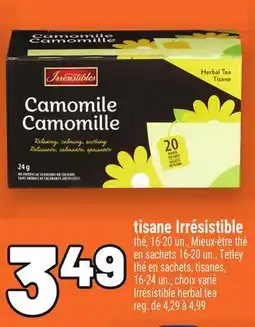 Metro TISANE IRRÉSISTIBLE | IRRÉSISTIBLE HERBAL TEA offer