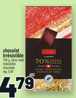 Metro CHOCOLAT IRRÉSISTIBLE | IRRÉSISTIBLE CHOCOLATE offer