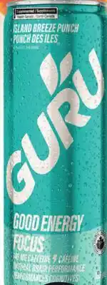 Metro BOISSON ÉNERGISANTE GURU | GURU ENERGY DRINK offer