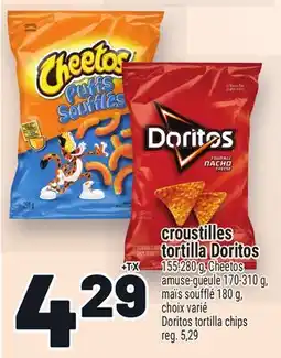 Metro CROUSTILLES TORTILLA DORITOS | DORITOS TORTILLA CHIPS offer