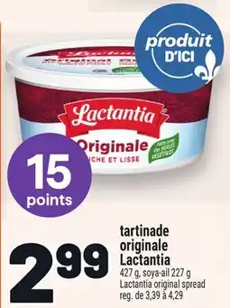 Metro TARTINADE ORIGINALE LACTANTIA | LACTANTIA ORIGINAL SPREAD offer
